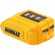 Προσαρμογέας μπαταρίας DeWALT DCB090 10.8–18V με 2 θύρες USB (χωρίς μπαταρία)