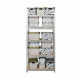 Μεταλλική Ραφιέρα Smart Storage 180 x 90 x 45 cm, 5 x 100 kg, Ράφια MDF