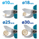 Ασύρματο Ψαλίδι Κλαδέματος Makita DUP181Z, Χωρίς Μπαταρία και Φορτιστή