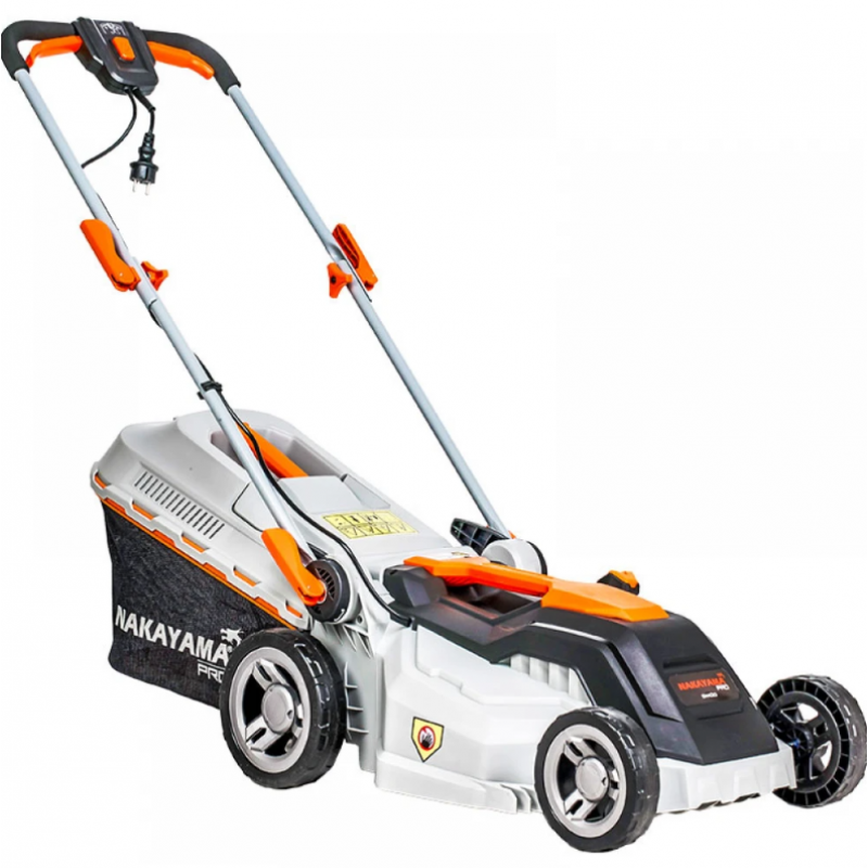 Ηλεκτρική Χλοοκοπτική Μηχανή NAKAYAMA PRO EM4010, 1600 W, 38 cm, Δοχείο 40 L