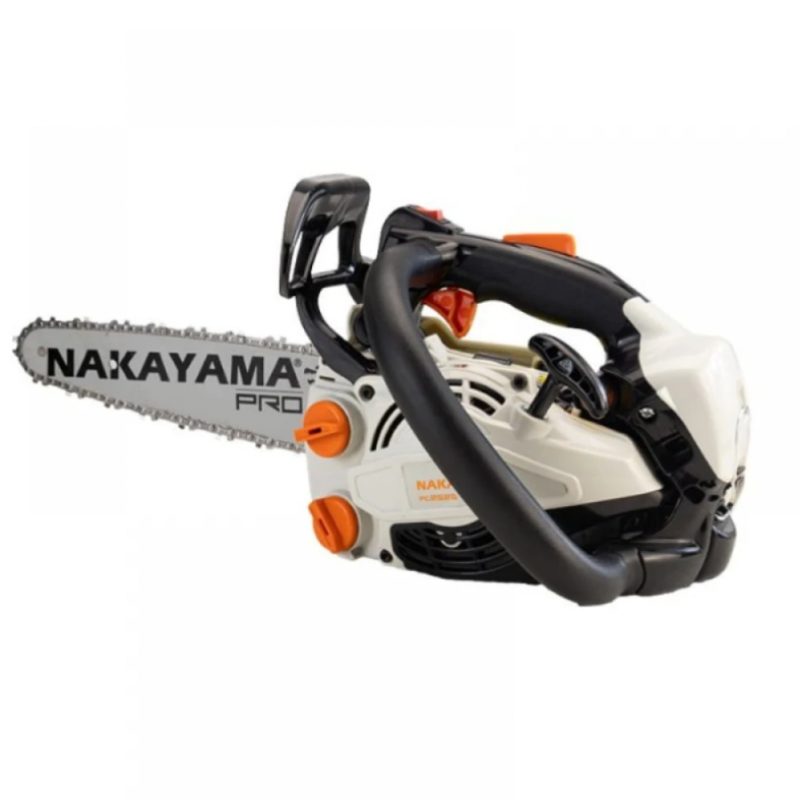 Βενζινοκίνητο Αλυσοπρίονο NAKAYAMA Pro PC2525, 1.4 HP, 25 cm, Easy Start + Δώρο Δίχρονο Λάδι NAKAYAMA Pro LB1050, 1 L με Δοσομετρητή