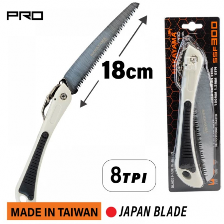 Αναδιπλούμενο Πριόνι Κλαδέματος NAKAYAMA PRO SSF300, 18 cm