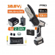 Επαναφορτιζόμενο Μίνι Αλυσοπρίονο NAKAYAMA PRO EC1500, 16.8 V, 2 Ah, Αυτόματη Λίπανση Αλυσίδας, 13 cm, με Μπαταρία και Φορτιστή