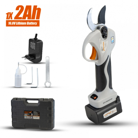 Ασύρματο Κλαδευτήρι NAKAYAMA PRO EC1350, 16.8 V, 0–25/0–32 mm, Με Μπαταρία και Φορτιστή σε Βαλίτσα