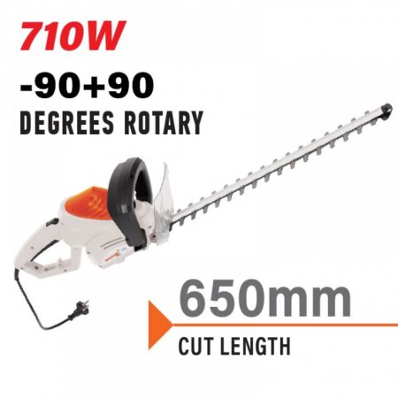 Ηλεκτρικό Θαμνοκοπτικό NAKAYAMA PRO EH7750, 710 W, 71 cm, Ρύθμιση 0–90°