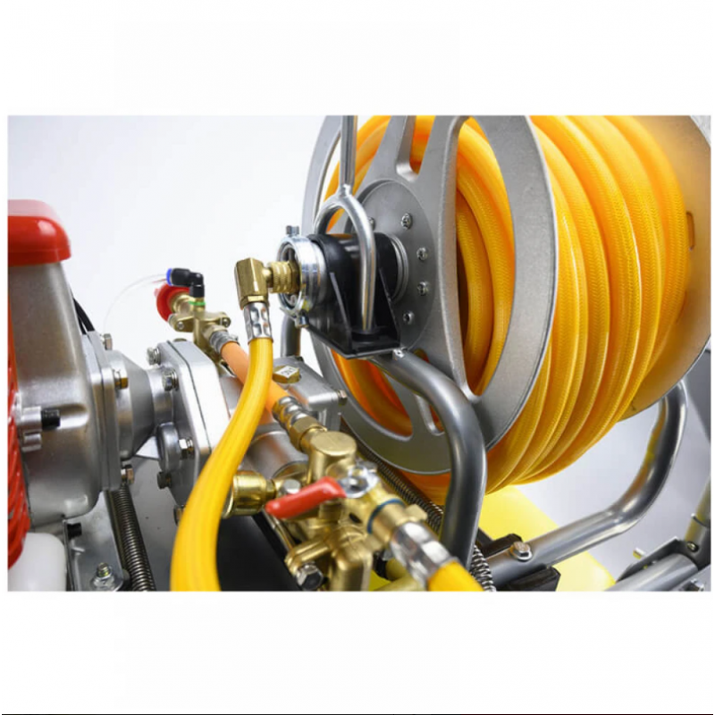 Βενζινοκίνητος ψεκαστήρας NAKAYAMA PRO NS5210, 26 κ.εκ., 30 μ., 50 λτ, τροχήλατος
