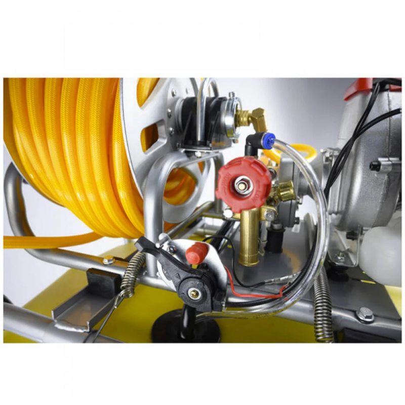 Βενζινοκίνητος ψεκαστήρας NAKAYAMA PRO NS5210, 26 κ.εκ., 30 μ., 50 λτ, τροχήλατος