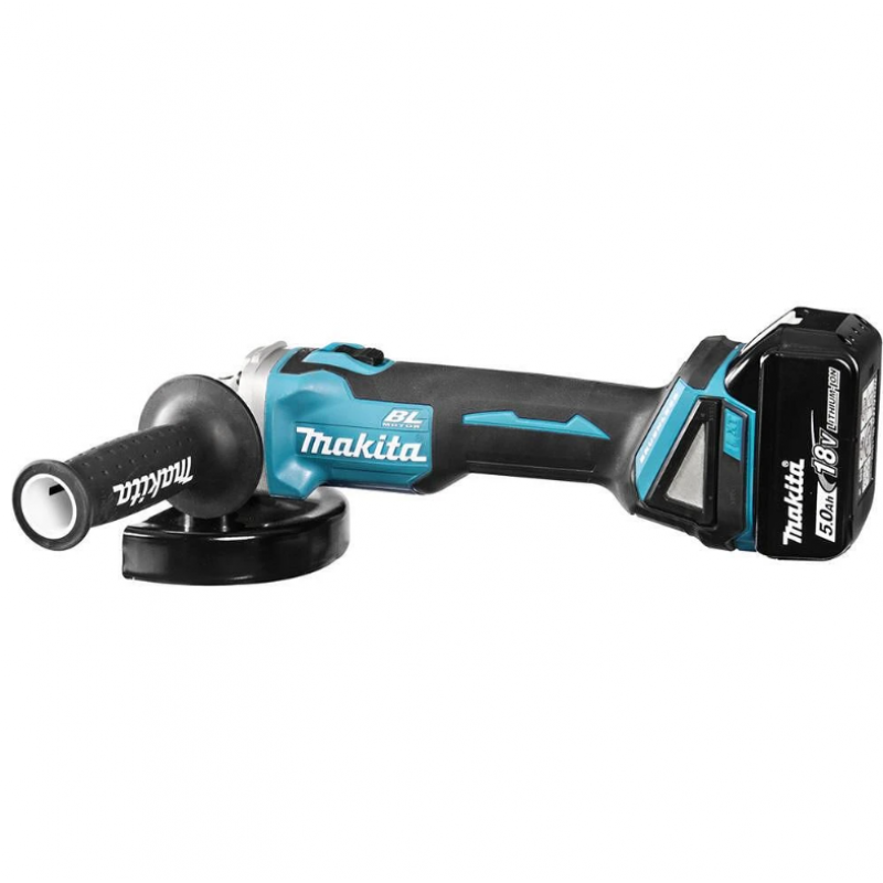 Ασύρματος Γωνιακός Τροχός Makita DGA506RTJ 18V 5Ah Ø125 mm – Με 2 Μπαταρίες και Φορτιστή