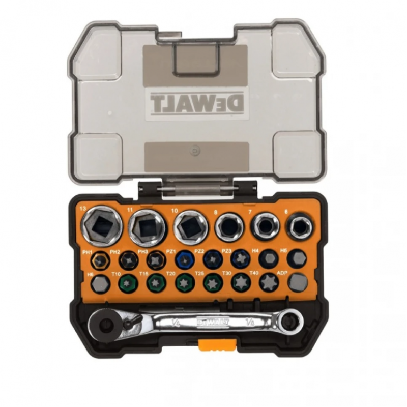 Σετ Μυτών και Εξαρτημάτων 24 Τεμαχίων DeWALT DT70906-QZ McLaren F1 Edition