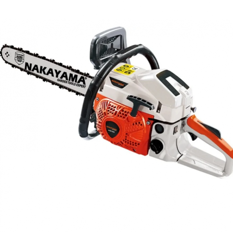 Βενζινοκίνητο αλυσοπρίονο NAKAYAMA PC6700, 56.3 cc, 3.8 HP + Δώρο δίχρονο άκαπνο λάδι NAKAYAMA Pro LB1050 1L με δοσομετρητή