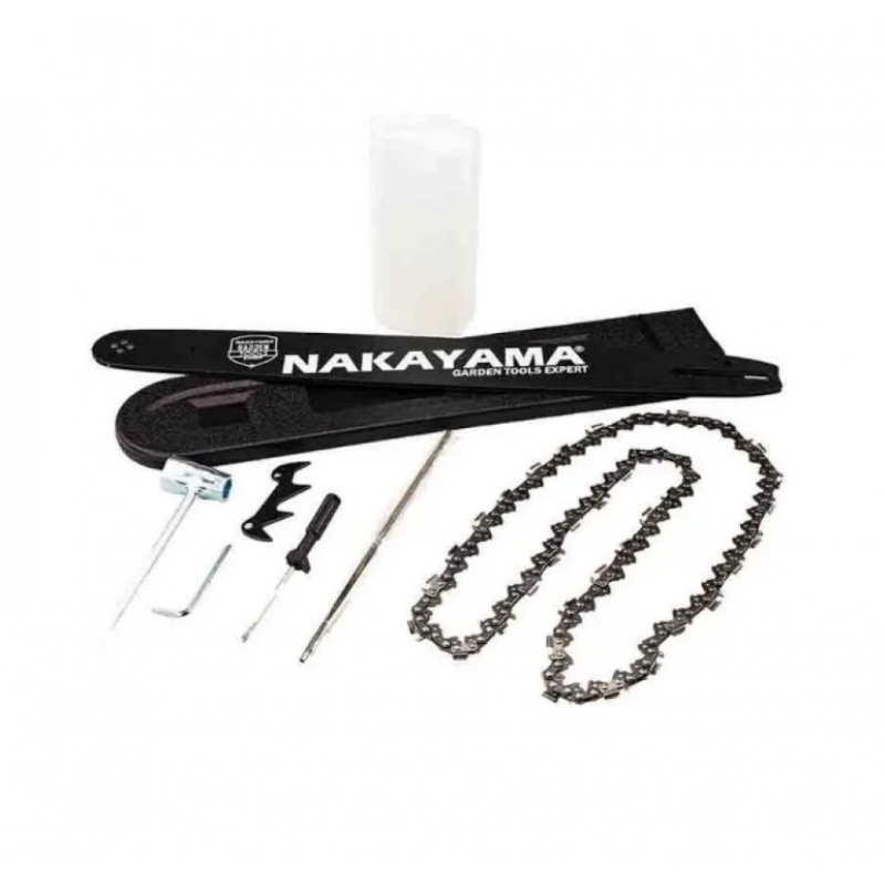 Βενζινοκίνητο αλυσοπρίονο NAKAYAMA PC6700, 56.3 cc, 3.8 HP + Δώρο δίχρονο άκαπνο λάδι NAKAYAMA Pro LB1050 1L με δοσομετρητή