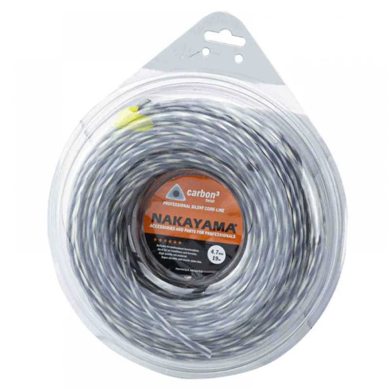 Νήμα για θαμνοκοπτικό NAKAYAMA Pro NC1001 Carbon3 Twist, 3,50 mm, 36 m