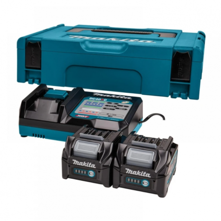 Σετ Μπαταριών και Φορτιστή Makita XGT – 2 x 2.5Ah BL4025, DC40RC, 191V27-4