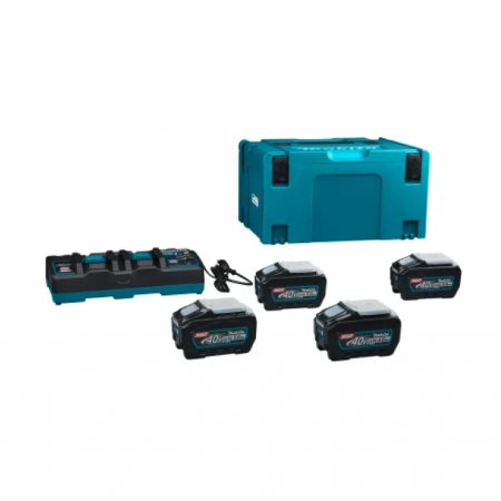 Σετ Μπαταριών και Φορτιστή Makita XGT – 4 x 5.0Ah BL4050F, DC40RB, 191U42-2 + ΔΩΡΟ Μπαταρία XGT BL4040F