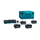 Σετ Μπαταριών και Φορτιστή Makita XGT – 4 x 5.0Ah BL4050F, DC40RB, 191U42-2 + ΔΩΡΟ Μπαταρία XGT BL4040F