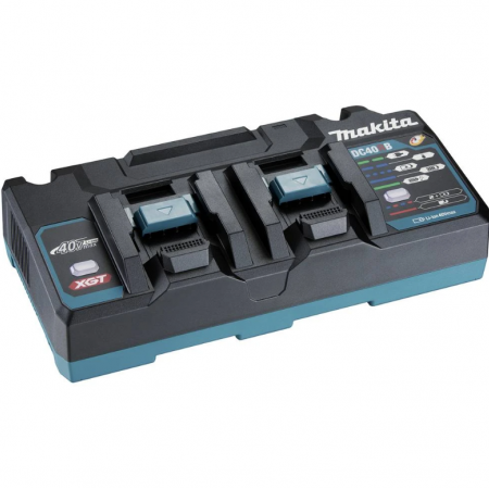 Φορτιστής Makita XGT DC40RB – 40V Max, 191N09-8 (διπλός γρήγορος φορτιστής)