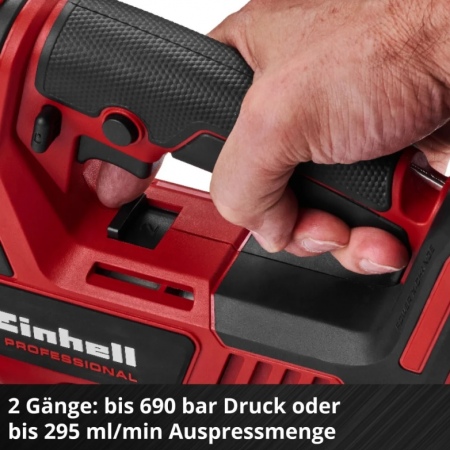 Επαγγελματικός ασύρματος γρασαδόρος Einhell Power X-Change TP-GR 18/690 Li - Solo, 4522300