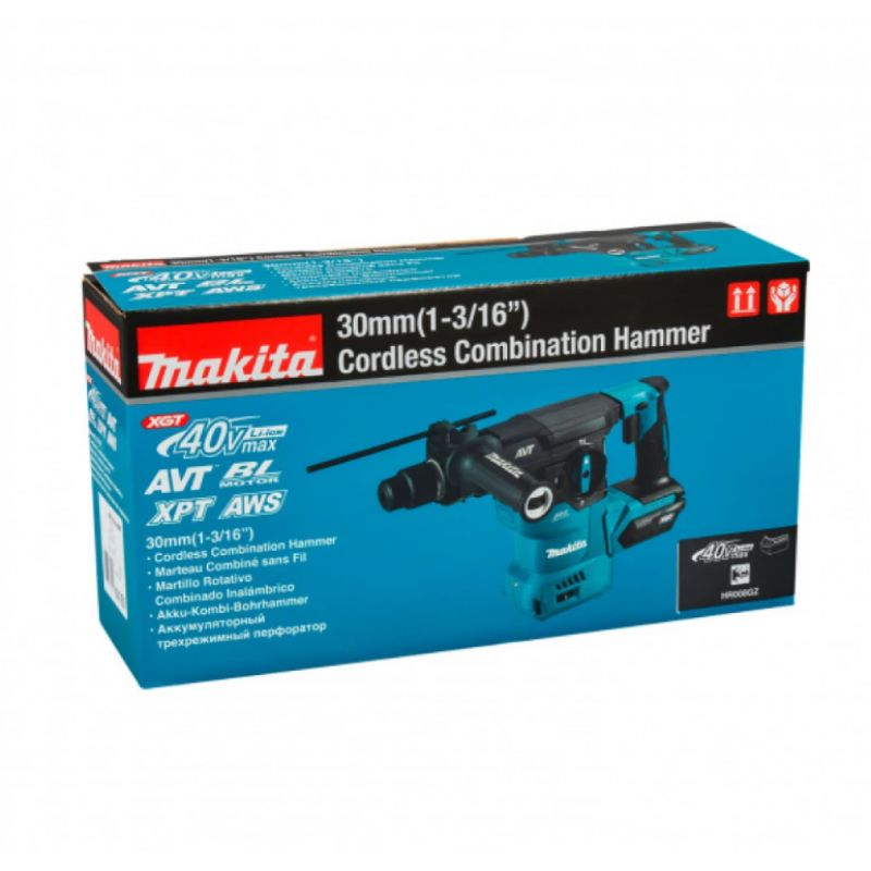 Ασύρματο Πιστολέτο SDS-Plus Makita XGT 40V Max HR008GZ – Επαγγελματικό Περιστροφικό Σκαπτικό Υψηλής Ισχύος