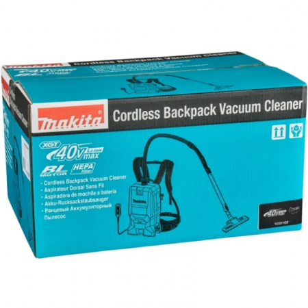 Ασύρματη Σακιδιακή Ηλεκτρική Σκούπα Makita VC011GZ XGT 40V Max –