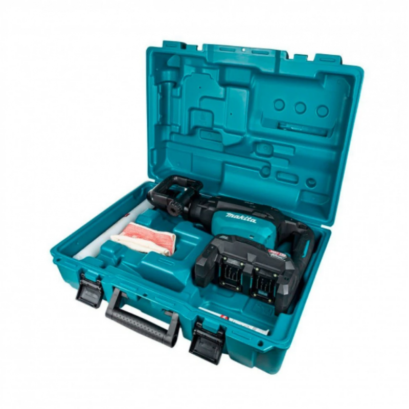 Ασύρματο κατεδαφιστικό πιστολέτο Makita HM002GZ03 XGT 2x40V (80V max) – SDS-Max, 20.9J (χωρίς μπαταρία και φορτιστή)