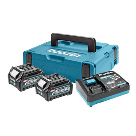 Σετ μπαταριών και φορτιστή Makita 191J81-6 XGT – 2x40V / 2x2.5Ah