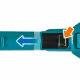 Ασύρματη ηλεκτρική σκούπα Makita CL002GZ01, XGT, 40 V, 1,2 m³/min, 0,33 L, χωρίς μπαταρία και φορτιστή
