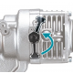 Ασύρματο εργαλείο διάτρησης μετάλλου Makita XGT, 40V Max, 20 mm, PP001GZK