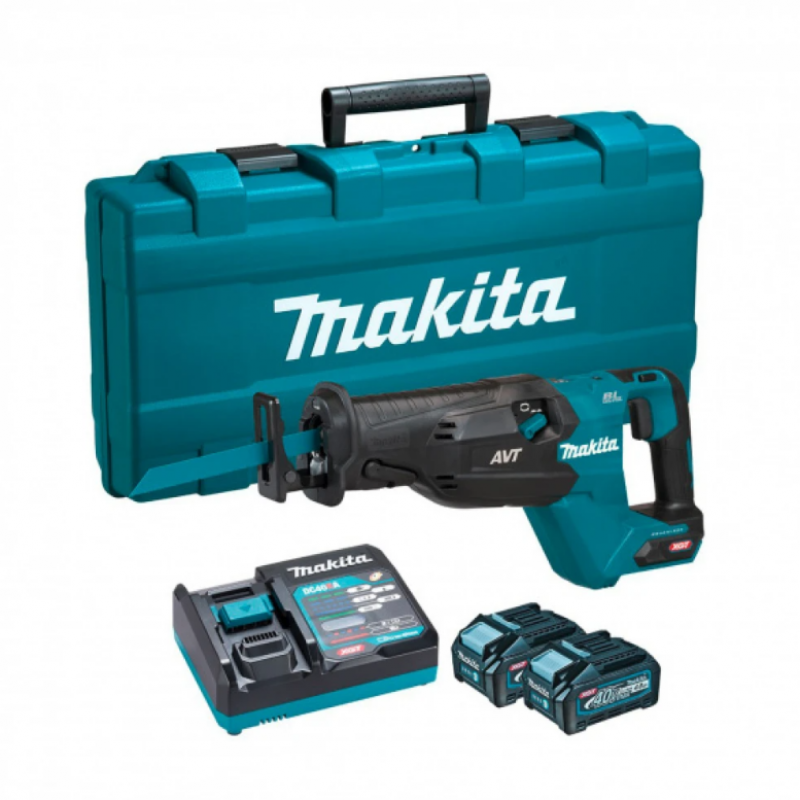  Ασύρματη Σπαθοσέγα Makita JR002GM201 Α XGT 40V Max με 2 Μπαταρίες 4.0Ah και Φορτιστή