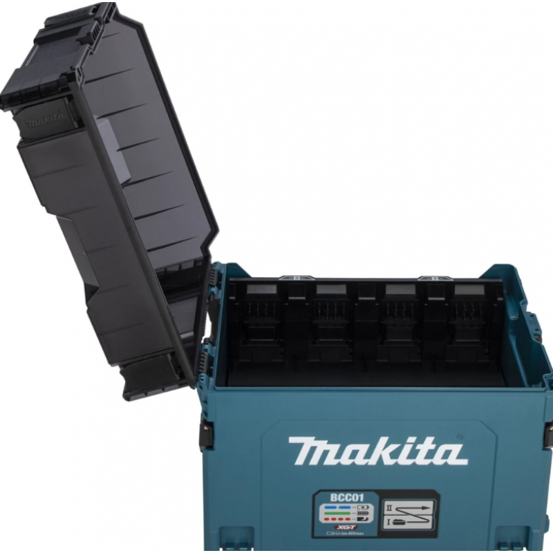 Σταθμός Φόρτισης Μπαταριών Makita 1914U3-7  XGT 8 Θέσεων σε Κουτί MAKPAC