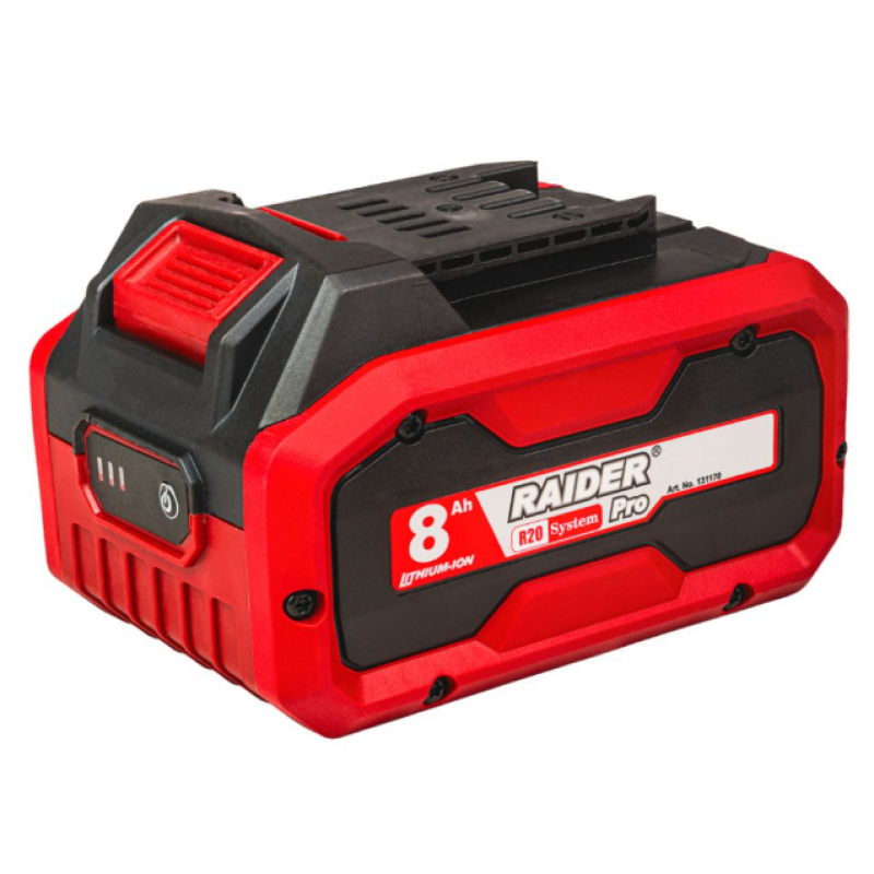Επαναφορτιζόμενη μπαταρία Raider RDP-R20 System, 20 V, 8 Ah