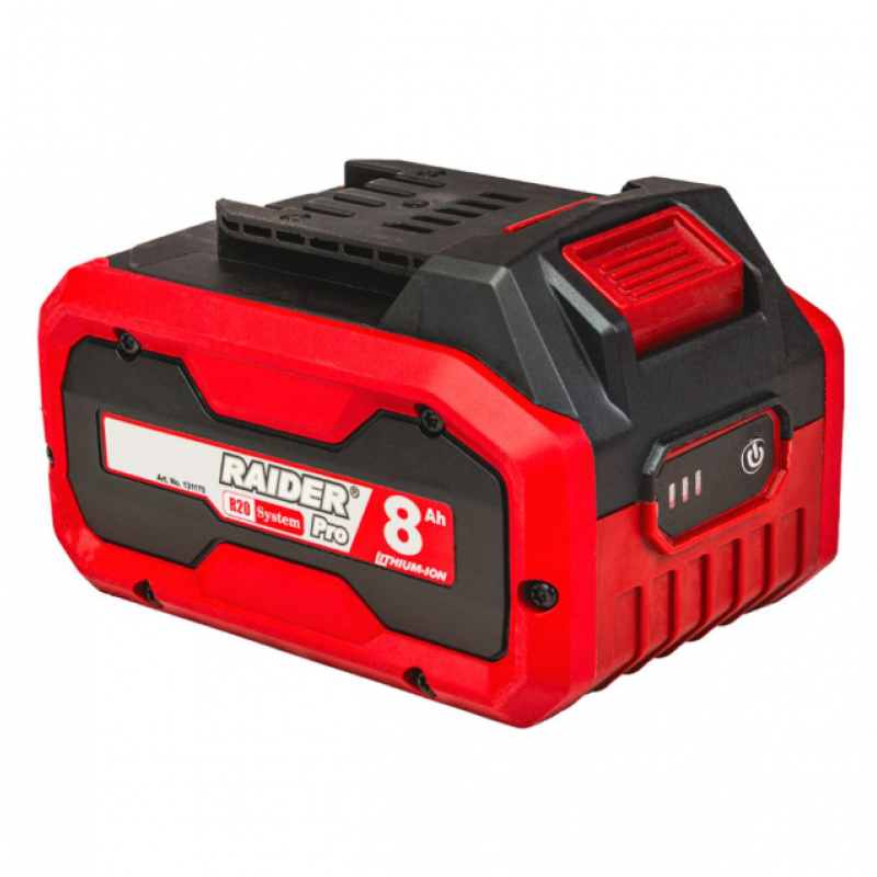 Επαναφορτιζόμενη μπαταρία Raider RDP-R20 System, 20 V, 8 Ah