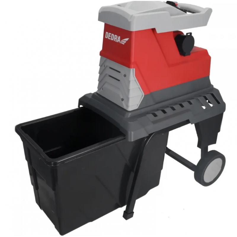 Ηλεκτρικός Θρυμματιστής Κλαδιών DEDRA DED8682, 2800 W, 45 mm, Κάδος 55 L