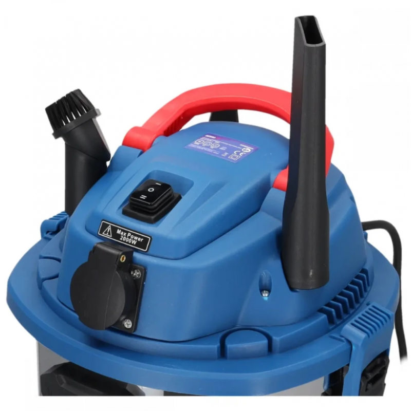 Βιομηχανική Ηλεκτρική Σκούπα 5 σε 1 DEDRA DED6597, 1600W, 20L, με Σύστημα Καθαρισμού Φίλτρου