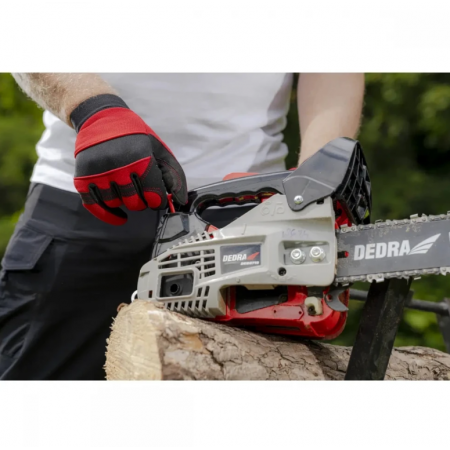 Αλυσοπρίονο βενζίνης Dedra DED8719, 1 kW, 1.36 HP, 25.4 cm³, λάμα 25 cm