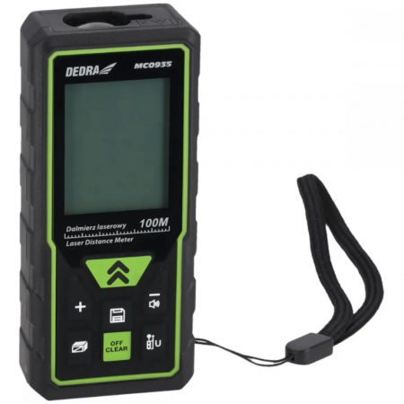 Μετρητής Αποστάσεων Laser DEDRA MC0935, 100 m