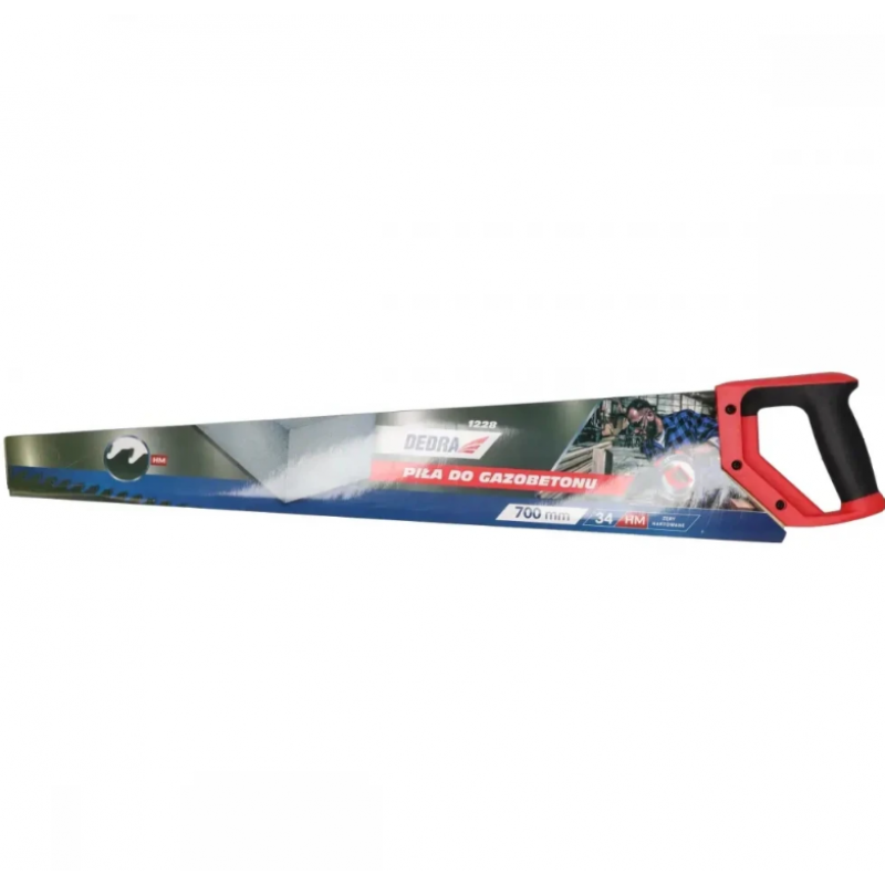 Χειροπρίονο για κυψελωτό σκυρόδεμα Dedra 1228, 700 mm, 34 δόντια