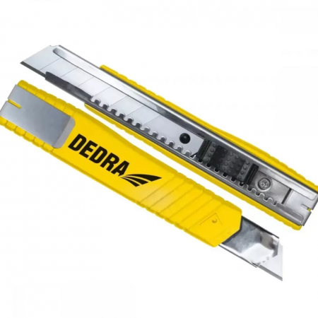 Μεταλλικό κοπίδι Dedra M9009P με αποσπώμενη λεπίδα, 18 mm