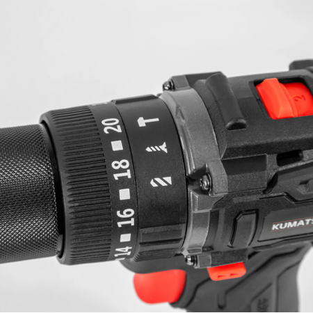 Ασύρματο brushless κρουστικό δραπανοκατσάβιδο KUMATSUGEN KDC115 SOLO, 20 V Li-Ion, 65 Nm, χωρίς μπαταρία και φορτιστή