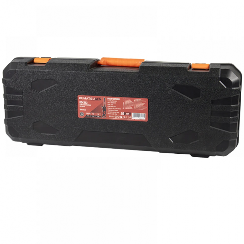 Αλυσοπρίονο μπαταρίας KUMATSUGEN KDC212, 20 V, 30 cm, 2 x 4.0 Ah, φορτιστής και βαλίτσα