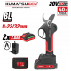 Ασύρματο ψαλίδι κλαδέματος KUMATSUGEN KDC232, 20 V, 0-22/32 mm, 2 x 2.0 Ah, φορτιστής, σε βαλίτσα