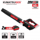 Φυσητήρας Μπαταρίας KUMATSUGEN KDC341X44, 20 V, 16000 σ.α.λ., 144 km/h, 2 x 4.0 Ah και Ταχυφορτιστής