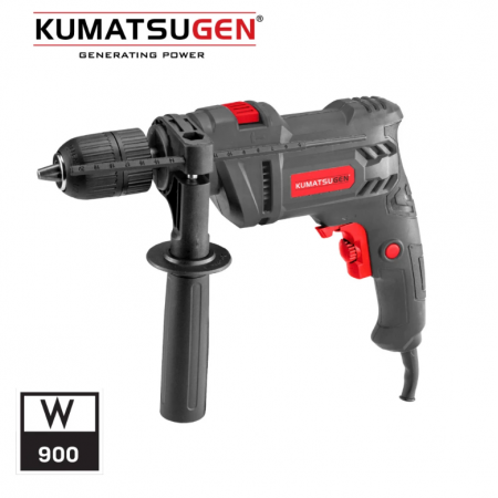 Κρουστικό Ηλεκτρικό Δράπανο KUMATSUGEN KID290, 900 W, 0–3000 σ.α.λ., 0–45000 κρούσεις/λεπτό, με Οδηγό Βάθους