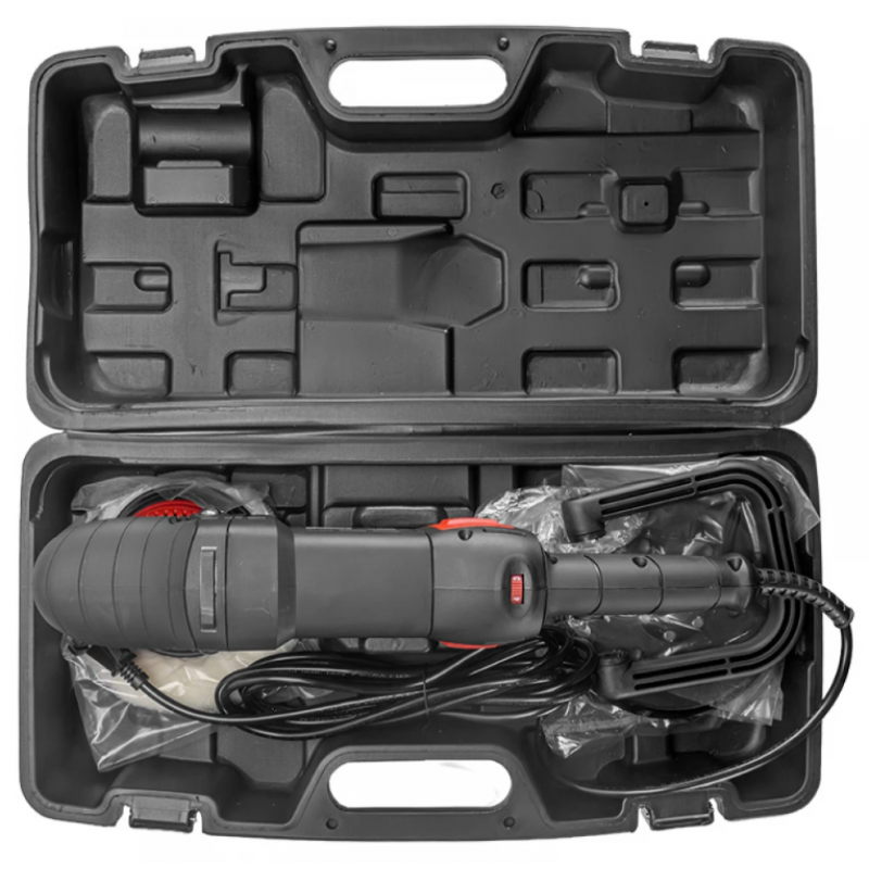 Ηλεκτρικός έκκεντρος αλοιφαδόρος KUMATSUGEN KCP500, 1050 W, Ø150 mm, 1400–4800 σ.α.λ., με ομαλή εκκίνηση, σε βαλίτσα
