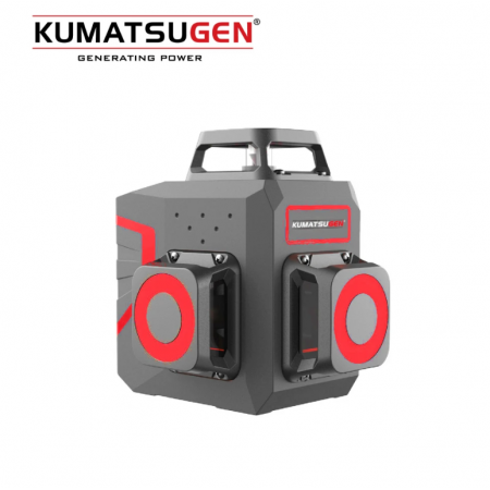 Περιστροφικό Αλφάδι Laser KUMATSUGEN KLT200, Πράσινο Laser, 3 Γραμμές, 30 m