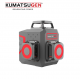 Περιστροφικό Αλφάδι Laser KUMATSUGEN KLT200, Πράσινο Laser, 3 Γραμμές, 30 m
