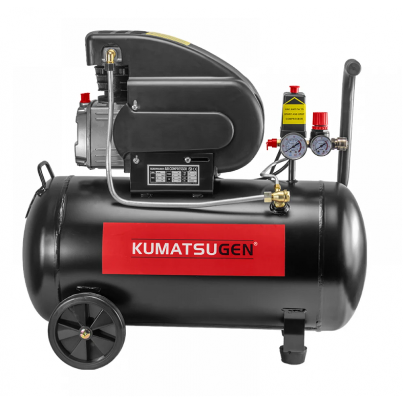 Μονοφασικός Αεροσυμπιεστής KUMATSUGEN KAC050, 50 L, 8 bar, 1500 W, 2 HP, 118 L/min