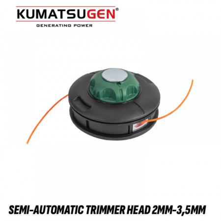 Κεφαλή μεσινέζας ημιαυτόματη KUMATSUGEN KM315 TAP & GO, M10x1.25 Αριστερό Σπείρωμα (LH), αλουμινένιο κουμπί, για μεσινέζα 2 mm - 3.5 mm