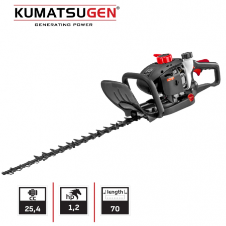 Βενζινοκίνητο μπορντουροψάλιδο KUMATSUGEN KGT270, 25,4 cc, 1,2 hp, 900 W, λεπίδα 70 cm