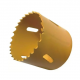 Διμεταλλική ποτηροκορώνα DEDRA 08W045, 45 mm, βάθος κοπής 43.5 mm, χάλυβας HSS