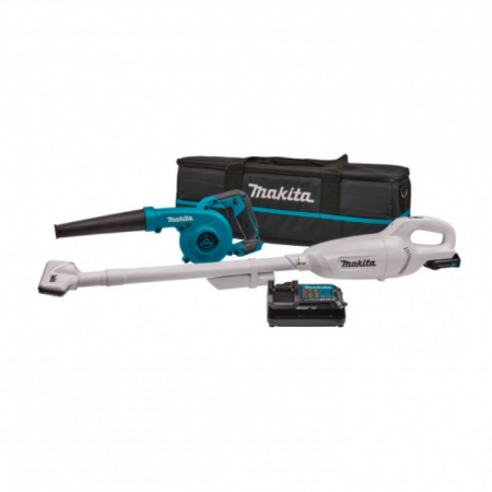 Επαναφορτιζόμενο σετ εργαλείων Makita CLX245SAX1, CXT, 12 V, με μπαταρία 2 Ah, φορτιστή και τσάντα
